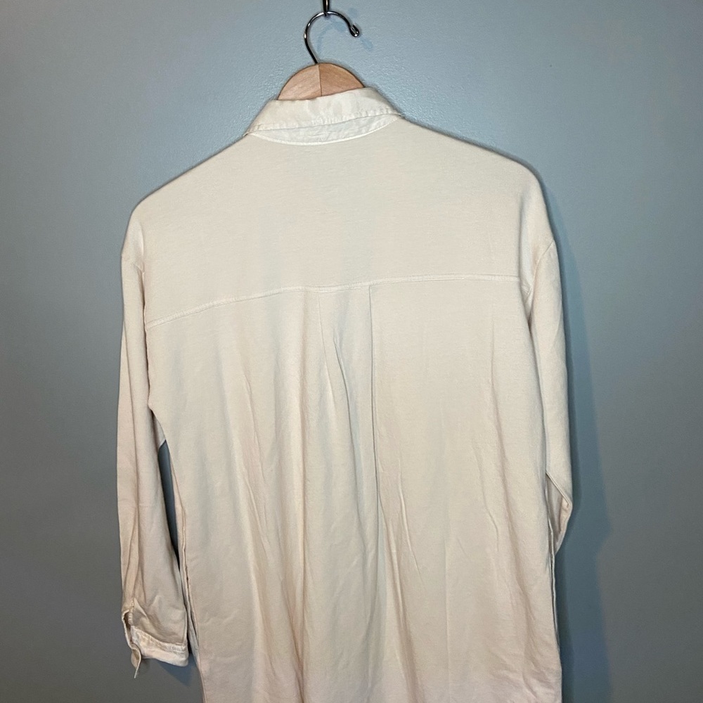 YFB x Revolve Porter Shirt Dress - Sea Salt - Picture 8 of 12